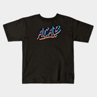 ACAB Graffiti - All Cops Are Bastards Kids T-Shirt